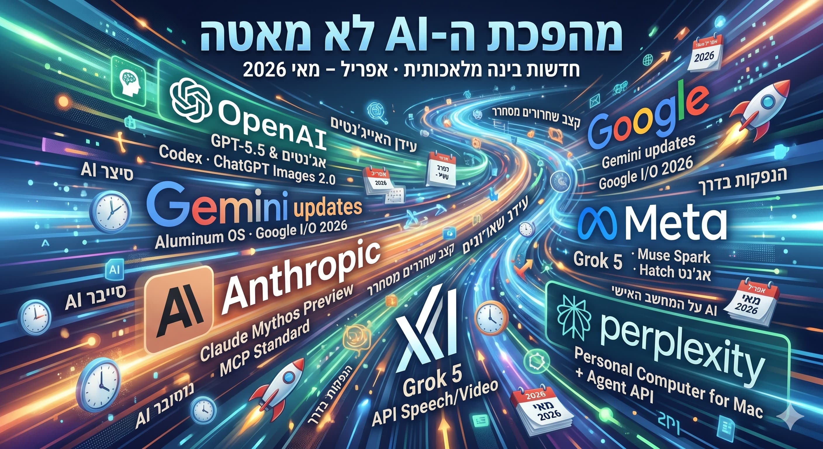 מהפכת ה-AI לא מאטה: כל מה שקרה בחודש האחרון