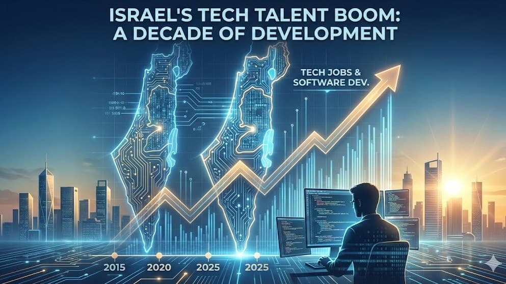 מ"התפוצצות" להתפכחות: עשור של תהפוכות בביקוש למפתחי תוכנה בישראל (2015–2025)