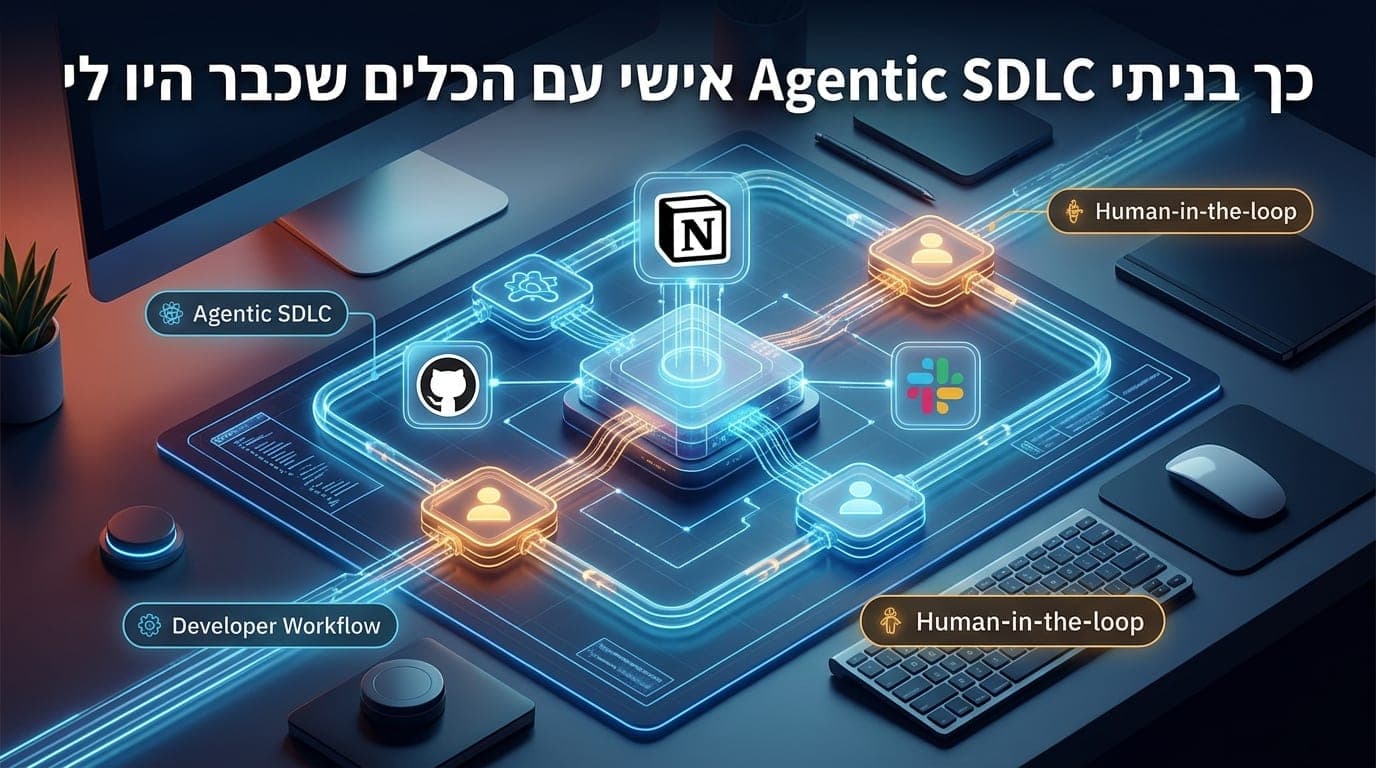 כך בניתי Agentic SDLC אישי עם הכלים שכבר היו לי