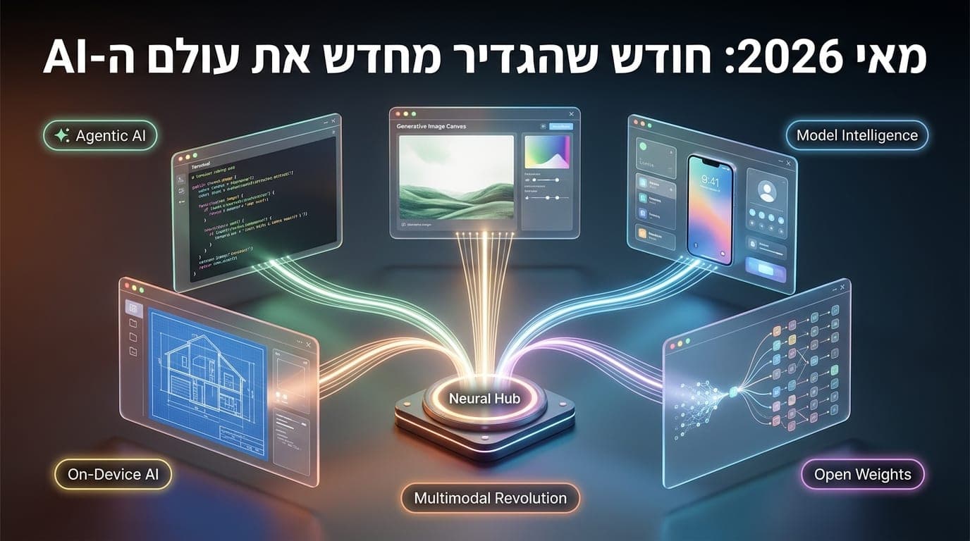 מאי 2026: חודש שהגדיר מחדש את עולם ה-AI