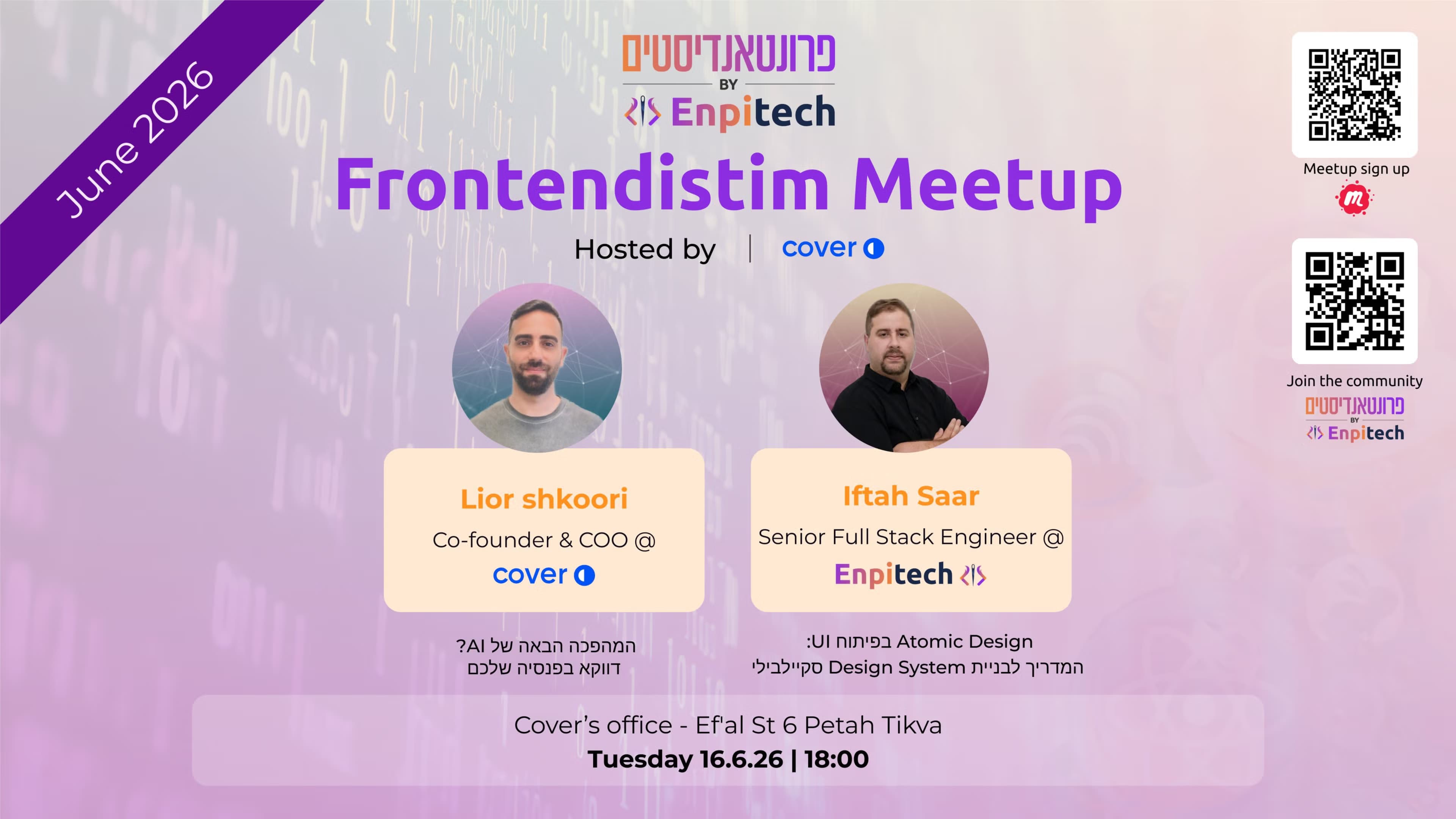 Frontendistim Meetup June 2026
